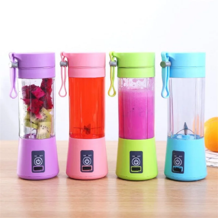 Mini mélangeur portable de 380 ml pour shakes et smoothies rechargeable par USB, presse-agrumes de voyage, tasse de jus.