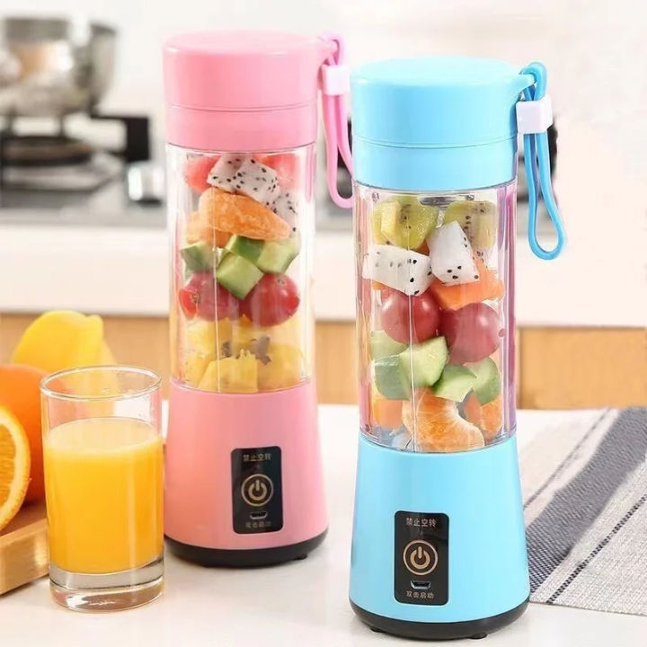 Mini mélangeur portable de 380 ml pour shakes et smoothies rechargeable par USB, presse-agrumes de voyage, tasse de jus.