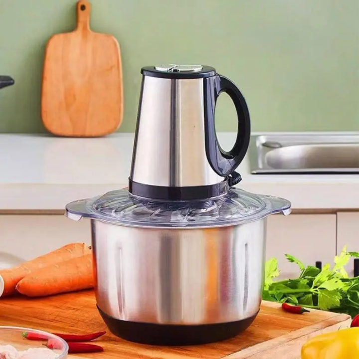 Vente en gros usine hachoir à viande et légumes pour cuisine rebot culinaire en acier inoxydable hachoir à viande électrique 2L 3L 5L.