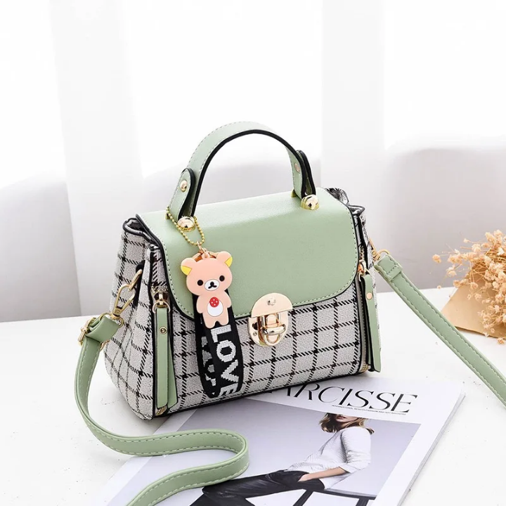 Sac messager de grande capacité pour sac en boudiliere en cuir PU sac à de voyage de couleur unique pour femme