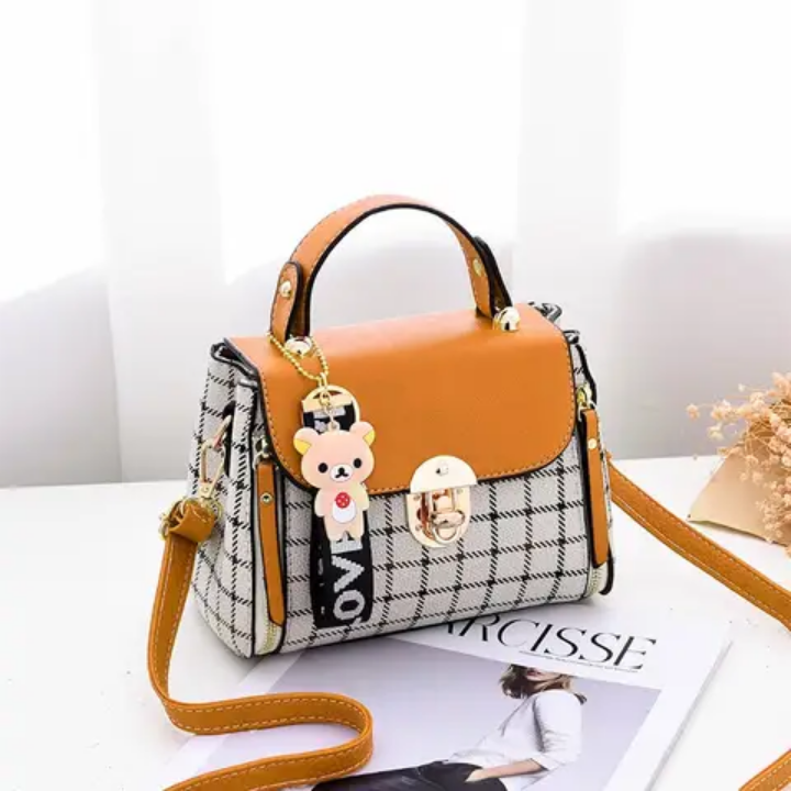 Sac messager de grande capacité pour sac en boudiliere en cuir PU sac à de voyage de couleur unique pour femme