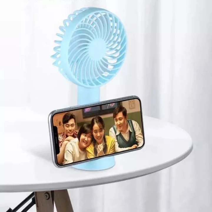 2024 mignon mini-ventilateur silencieux USB rechargeable portable sans fil de refroidissement par l'aire