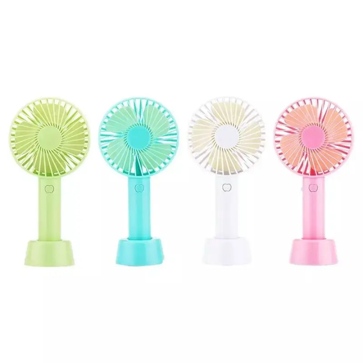2024 mignon mini-ventilateur silencieux USB rechargeable portable sans fil de refroidissement par l'aire