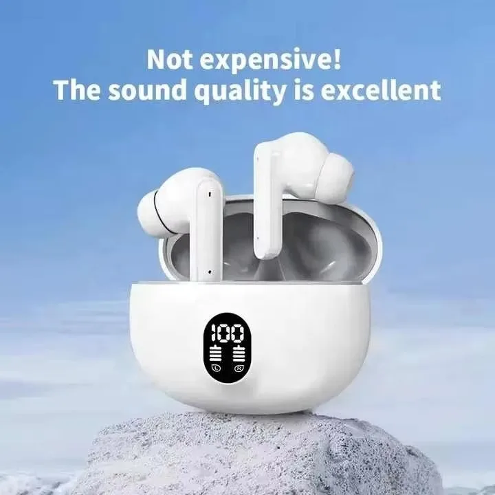 895B S510 écouteurs sans fil bleus inta-auriculaire LED cache Anti-bruit étanche pour téléphone portable voyage audiophile.