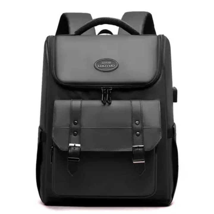Logo personnalisé décontracté, sport, collège, voyage sac à dos homme extérieur léger extérieur léger affaire USB sac à dos pour ordinateur portable PU étudiant sac étanche.
