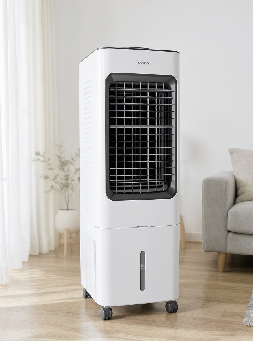 Haute qualité de 12 L ménage évaporatif eau refroidisseur d'aire autonome petite climatiseur de refroidissement pour la maison bureau.